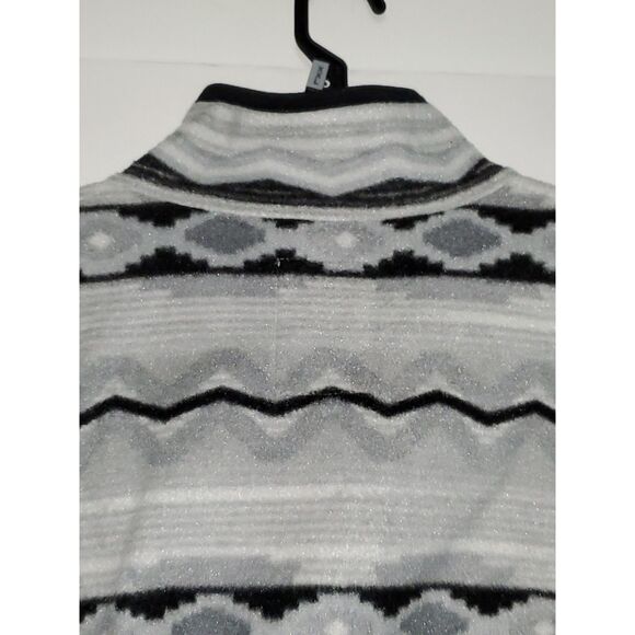 A Cabin Fever Women's Plus Cozy Fleece Pullover Jacket Southwestern Pattern 2XL - Picture 8 of 10